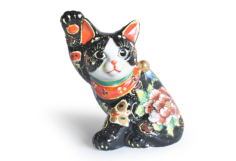 九谷焼 招き猫 縁起物 置物 和座本舗