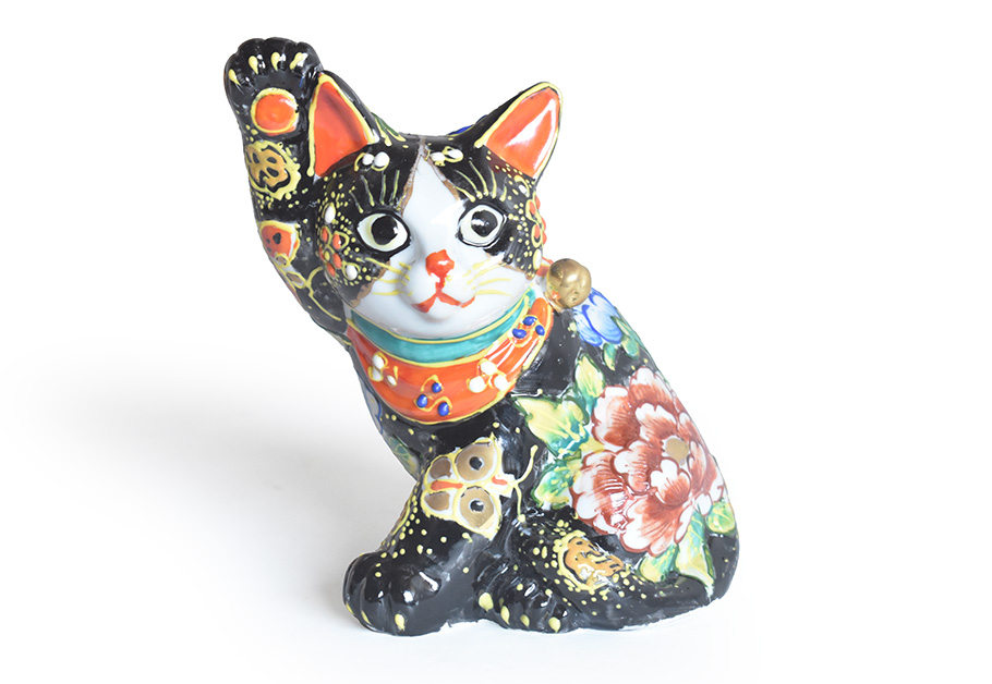 九谷焼 招き猫 縁起物 置物 和座本舗