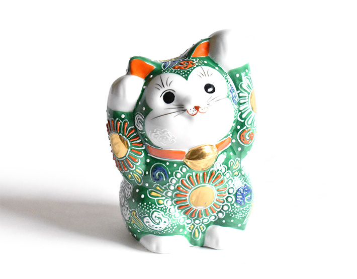 九谷焼 招き猫 縁起物 置物 和座本舗