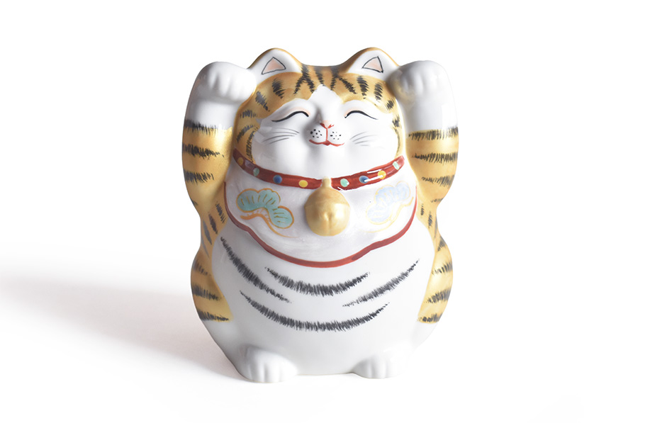 九谷焼 招き猫 縁起物 置物 和座本舗