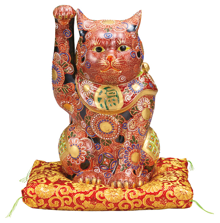 九谷焼 招き猫 縁起物 置物 和座本舗