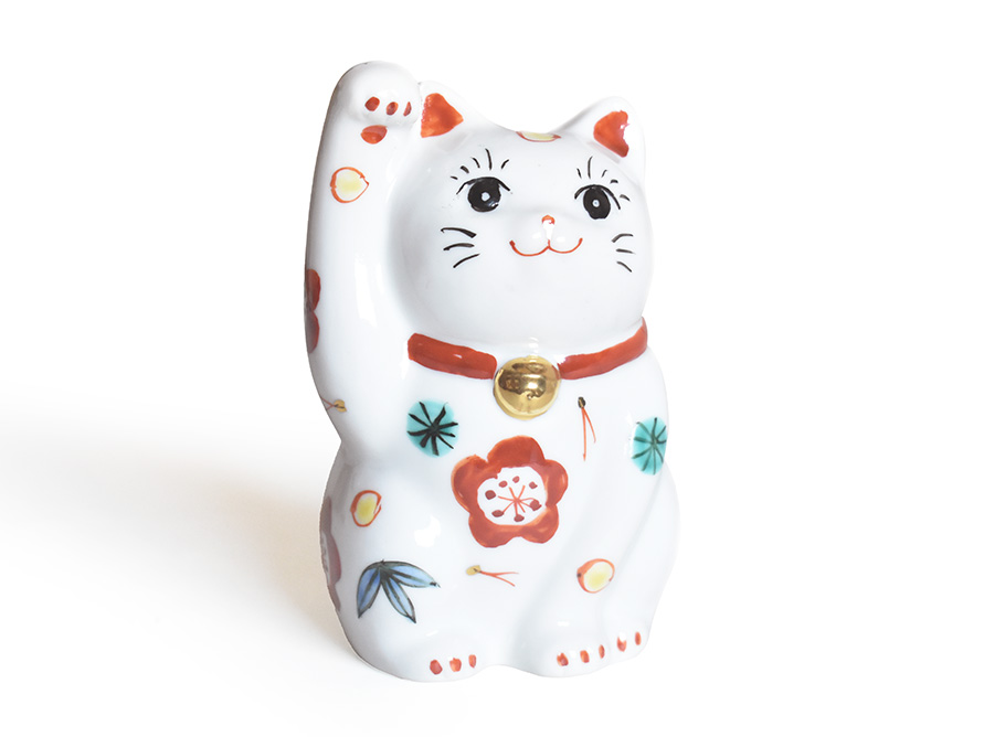 九谷焼 招き猫 縁起物 置物 和座本舗