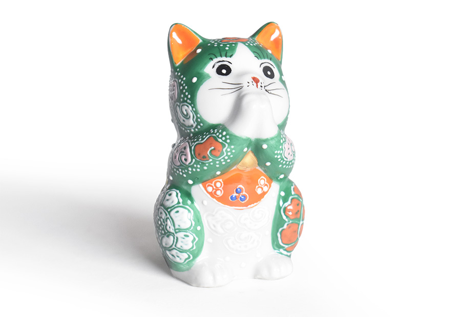 九谷焼 招き猫 縁起物 置物 和座本舗
