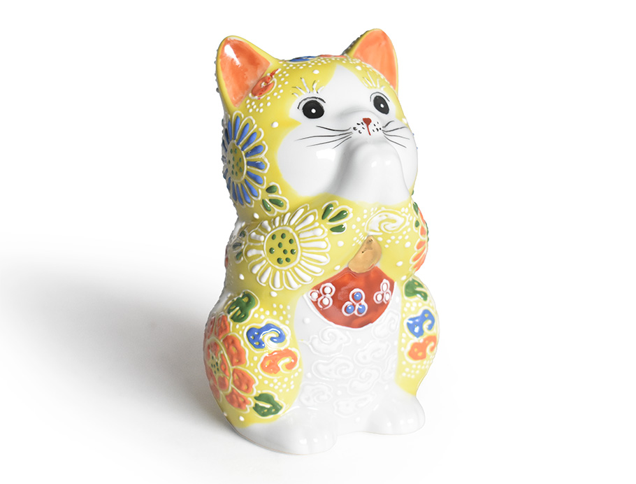 九谷焼 招き猫 縁起物 置物 和座本舗