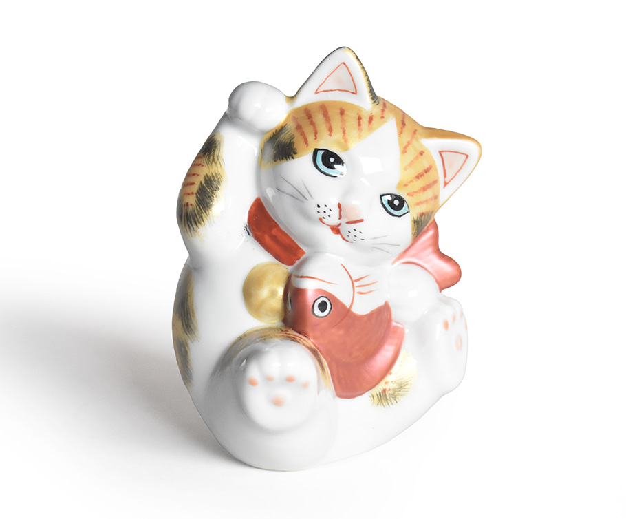 九谷焼 招き猫 縁起物 置物 和座本舗
