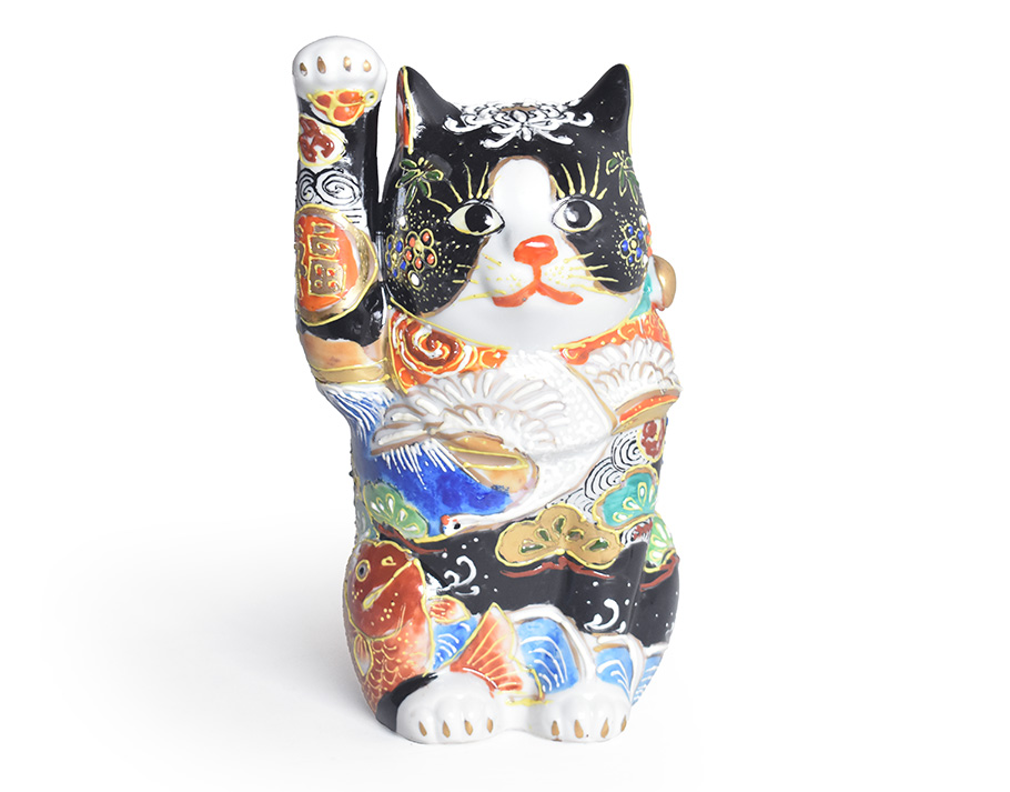 九谷焼 招き猫 縁起物 置物 和座本舗