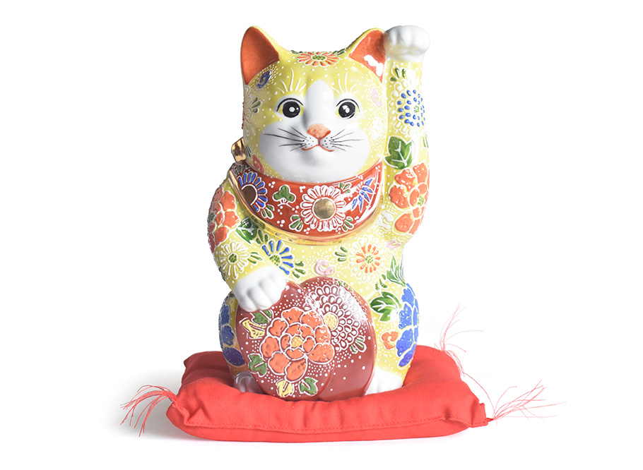 九谷焼 招き猫 縁起物 置物 和座本舗