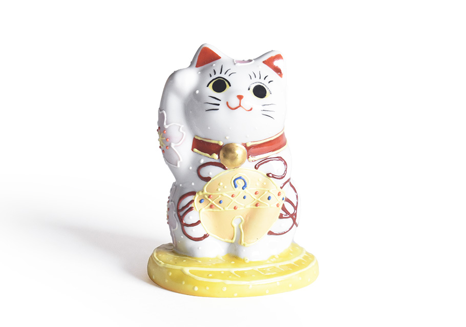 九谷焼 招き猫 縁起物 置物 和座本舗