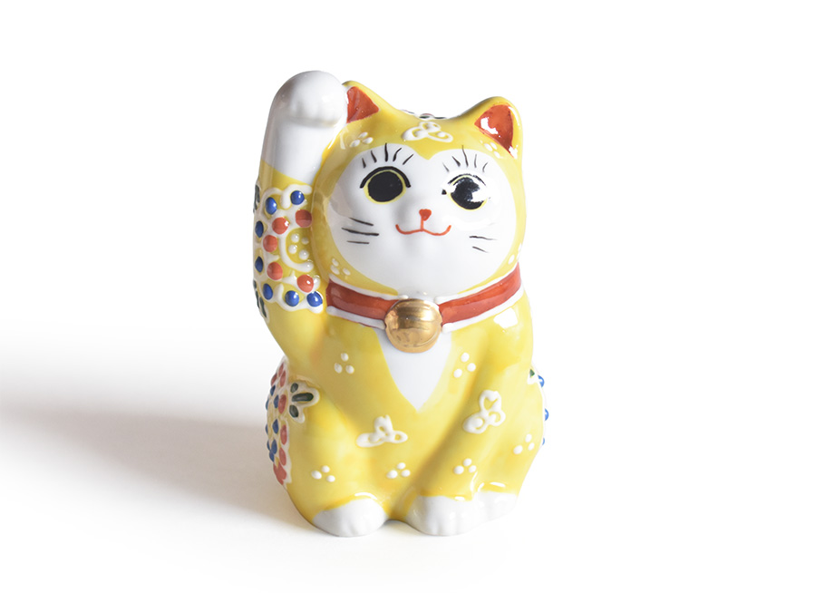 九谷焼 招き猫 縁起物 置物 和座本舗