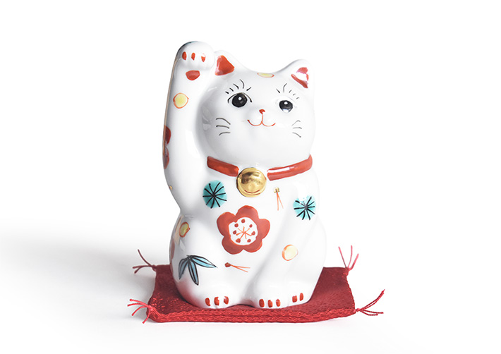 九谷焼 招き猫 縁起物 置物 和座本舗