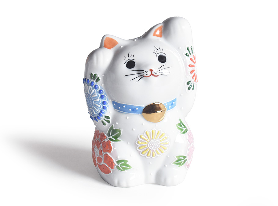 九谷焼 招き猫 縁起物 置物 和座本舗