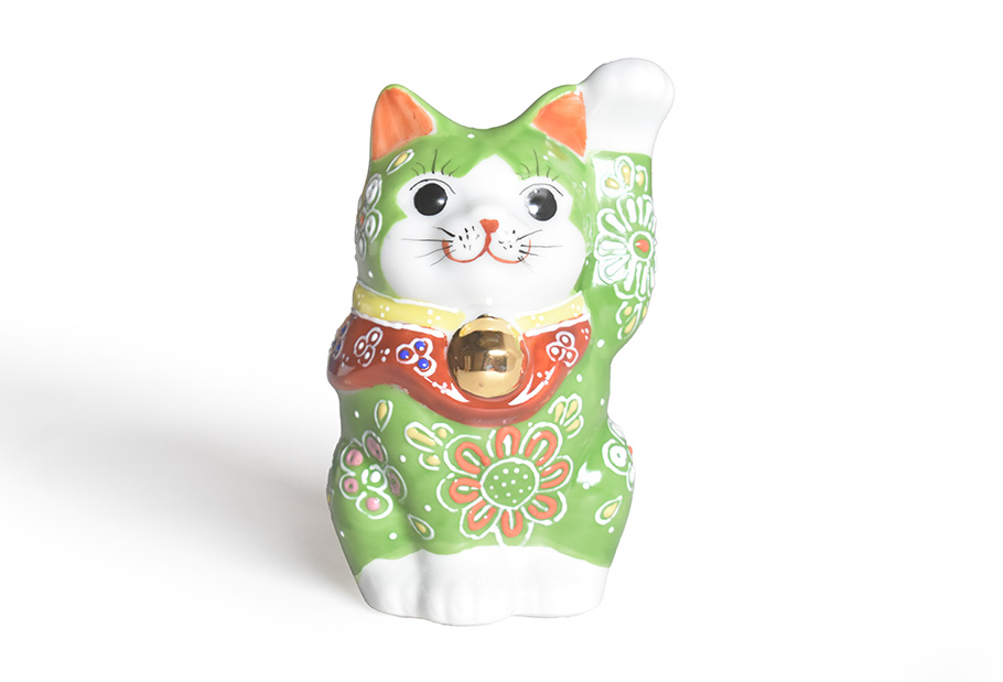 九谷焼 招き猫 縁起物 置物 和座本舗