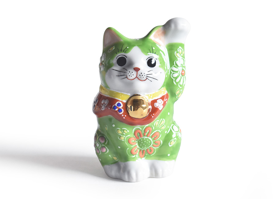 九谷焼 招き猫 縁起物 置物 和座本舗