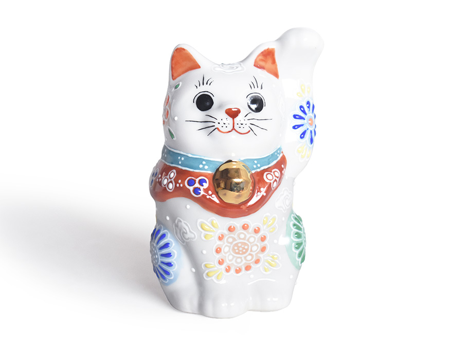 九谷焼 招き猫 縁起物 置物 和座本舗