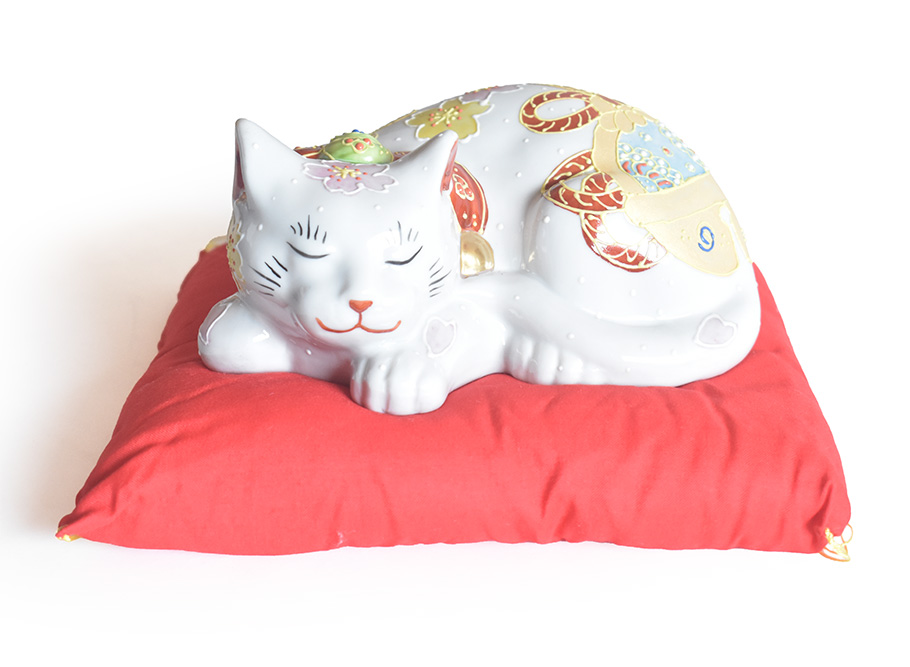 九谷焼 招き猫 縁起物 置物 和座本舗