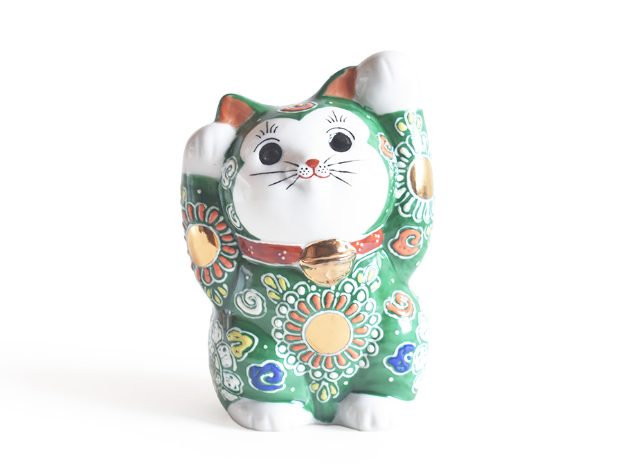 九谷焼 招き猫 縁起物 置物 和座本舗