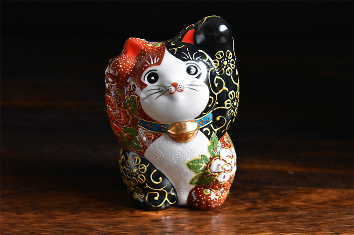 九谷焼 招き猫 縁起物 置物 和座本舗