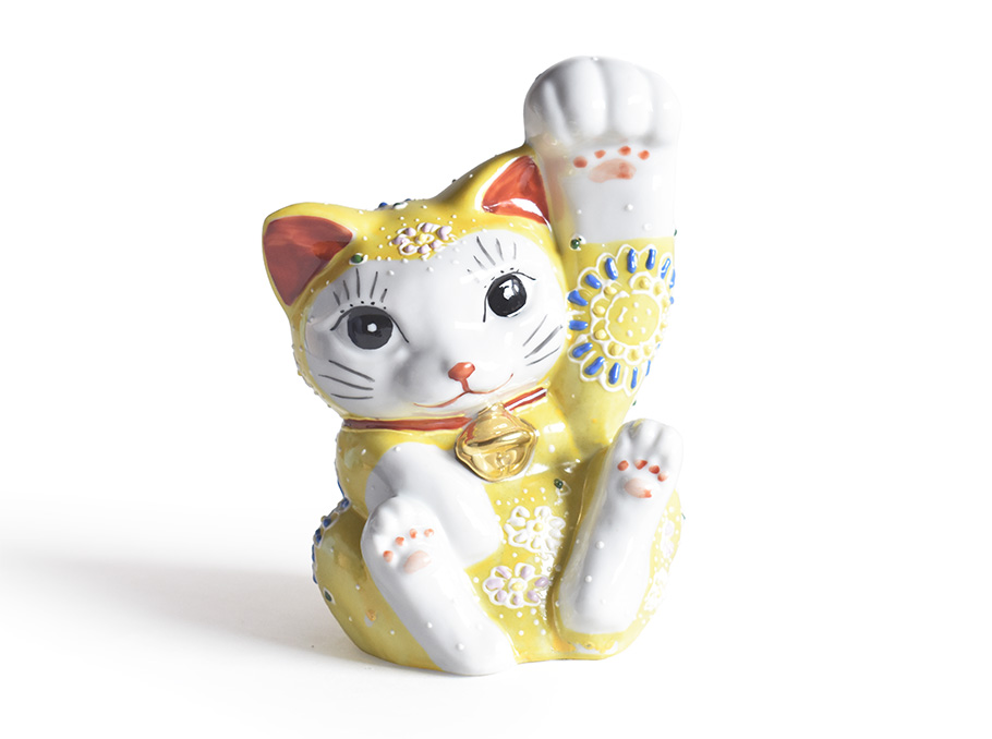 九谷焼 招き猫 縁起物 置物 和座本舗
