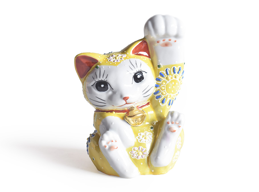 九谷焼 招き猫 縁起物 置物 和座本舗