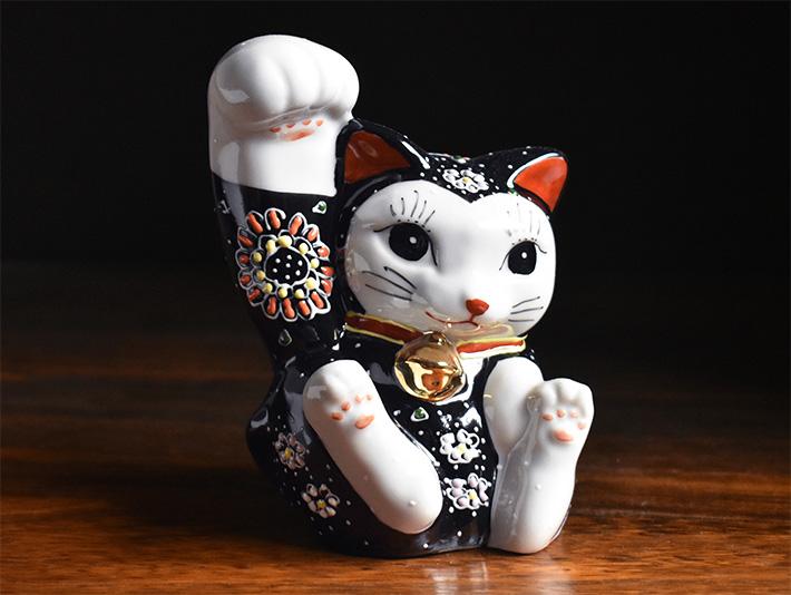 九谷焼 招き猫 縁起物 置物 和座本舗